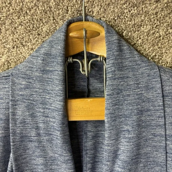 Nike Women's M Performance Cardigan Blue Athleisure Travel Loungewear - Picture 5 of 5